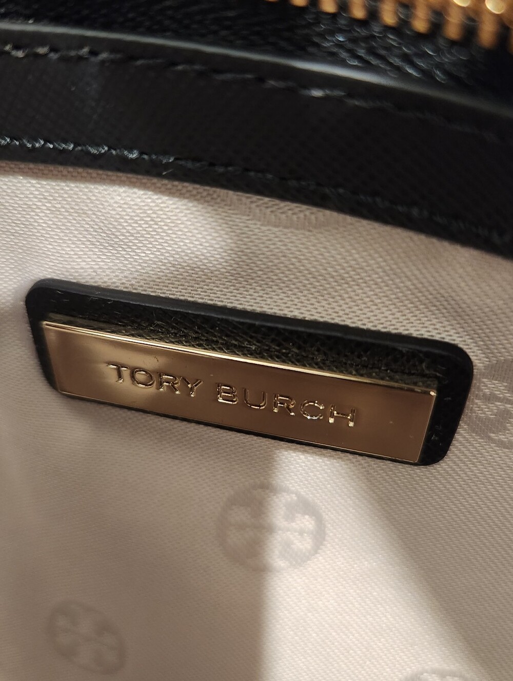 Tory Burch Black Leather Top-Handle Satchel - Picture 9 of 15